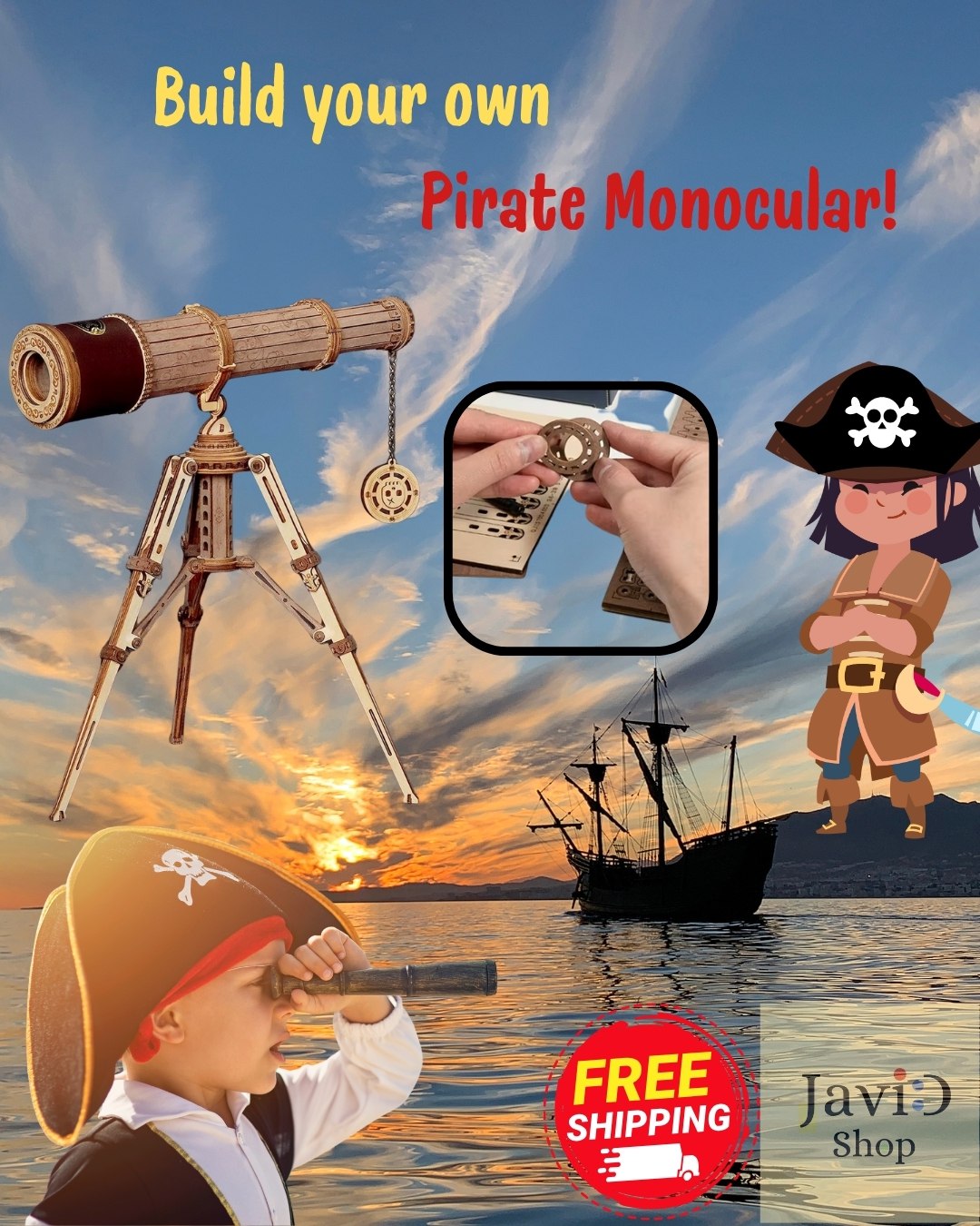 Puzzly Monocular Telescope